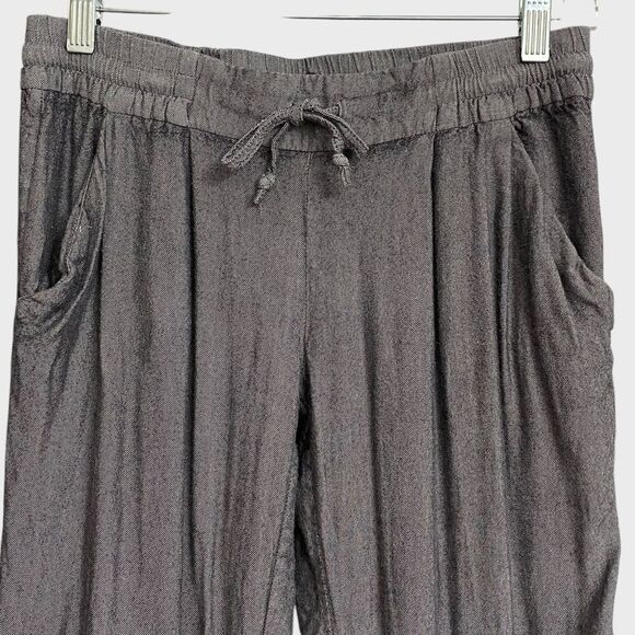 Aritzia Talula Los Feliz Rayon Jogger Pants Size S Grey Pockets Elastic Waist - Picture 4 of 16